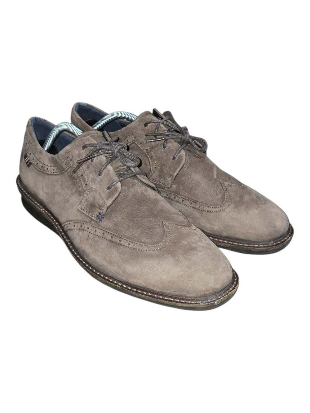Ecco Soft City Walker Wingtip Casual Shoes Brown Mens Size EU 44 US 10/10.5
